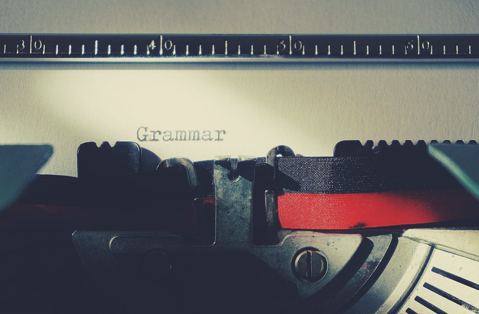 Close-up van typmachine
