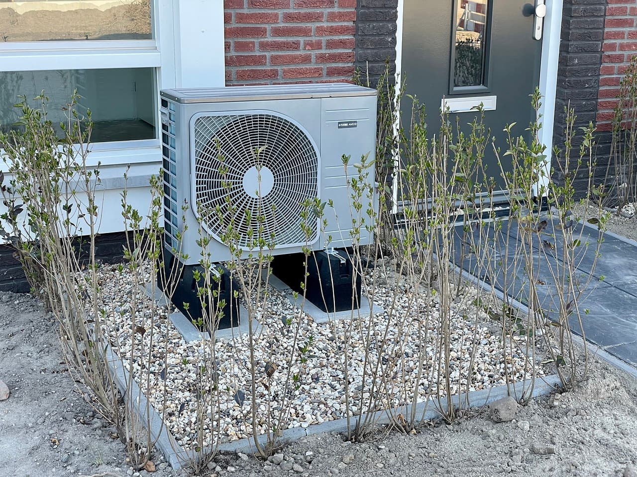 Afbeelding van een warmtepompsysteem