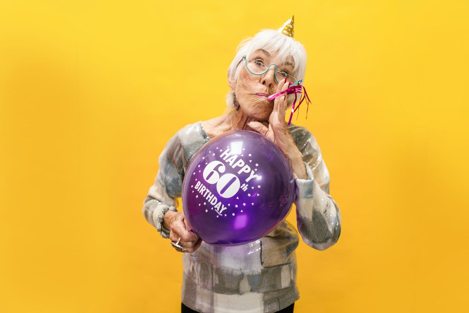 Vrouw wordt 60 jaar
